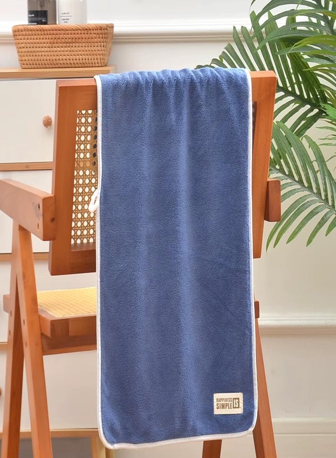 لينير مناشف يد من الألياف الدقيقة من لينير / منشفة صغيرة الحجم / منشفة وجه / منشفة للرجال والنساء والأطفال / مناشف فائقة النعومة والامتصاص وسريعة الجفاف للصالة الرياضية والسفر 500 جرام لكل متر مربع (أزرق-2) - Image 3