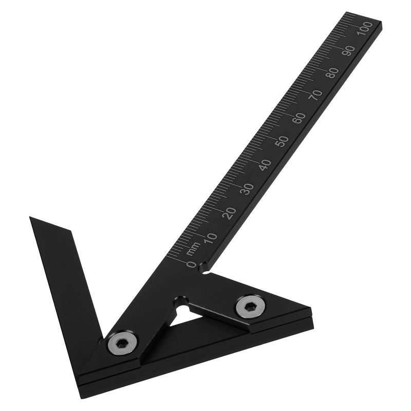 Aluminum Alloy Center Line Scriber 45 Degree Angle Centering Gauge Woodworking Marking Tool - Image 2