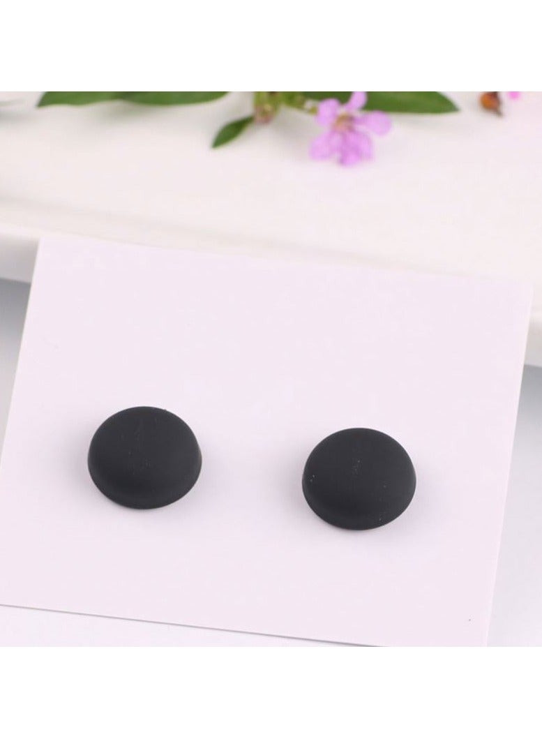 2 Pair Matte Black Hijab Magnets - Image 3