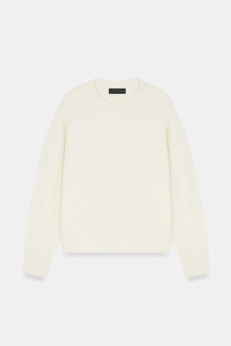 Dilvin Oatmeal Natural DILVIN Women's Knit Sweater for Women | Best Price UAE