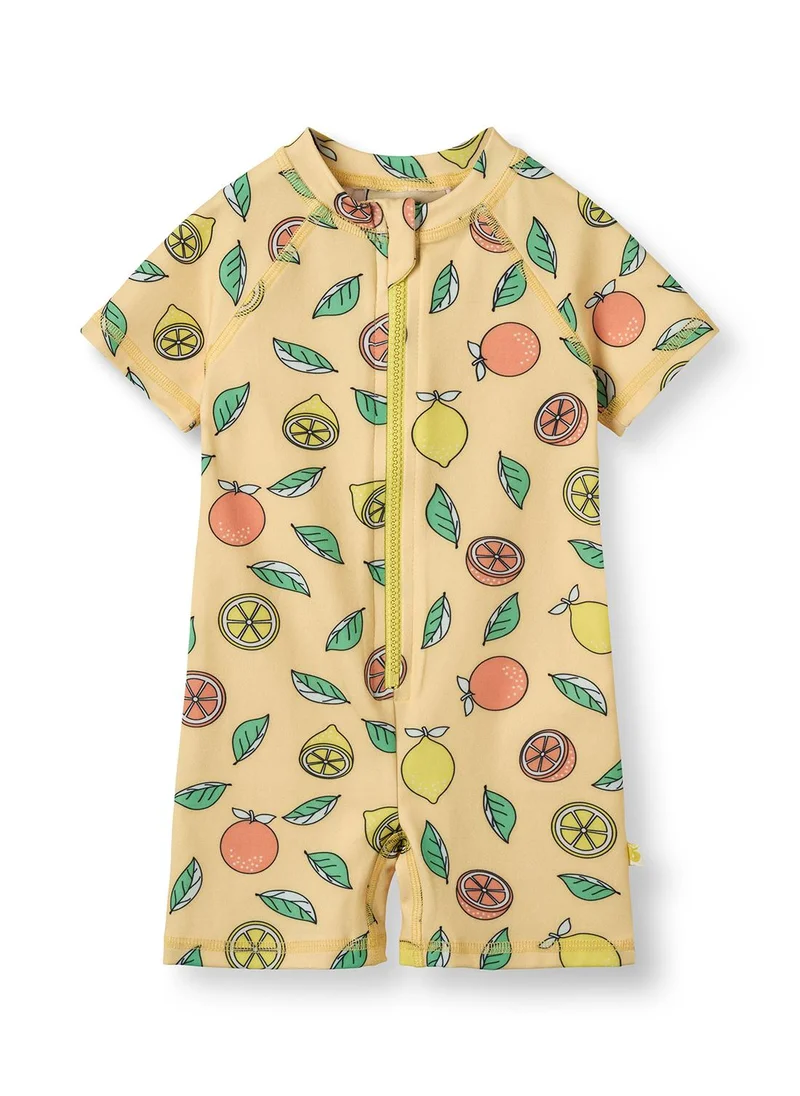 Småfolk UV50 Swimsuit with lemons and oranges