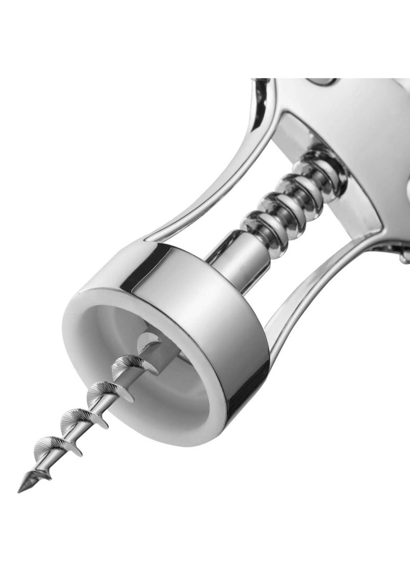 Wine Opener, Zinc Alloy Premium Wing Corkscrew Wine Bottle Opener with Multifunctional Bottles Opener, Upgrade