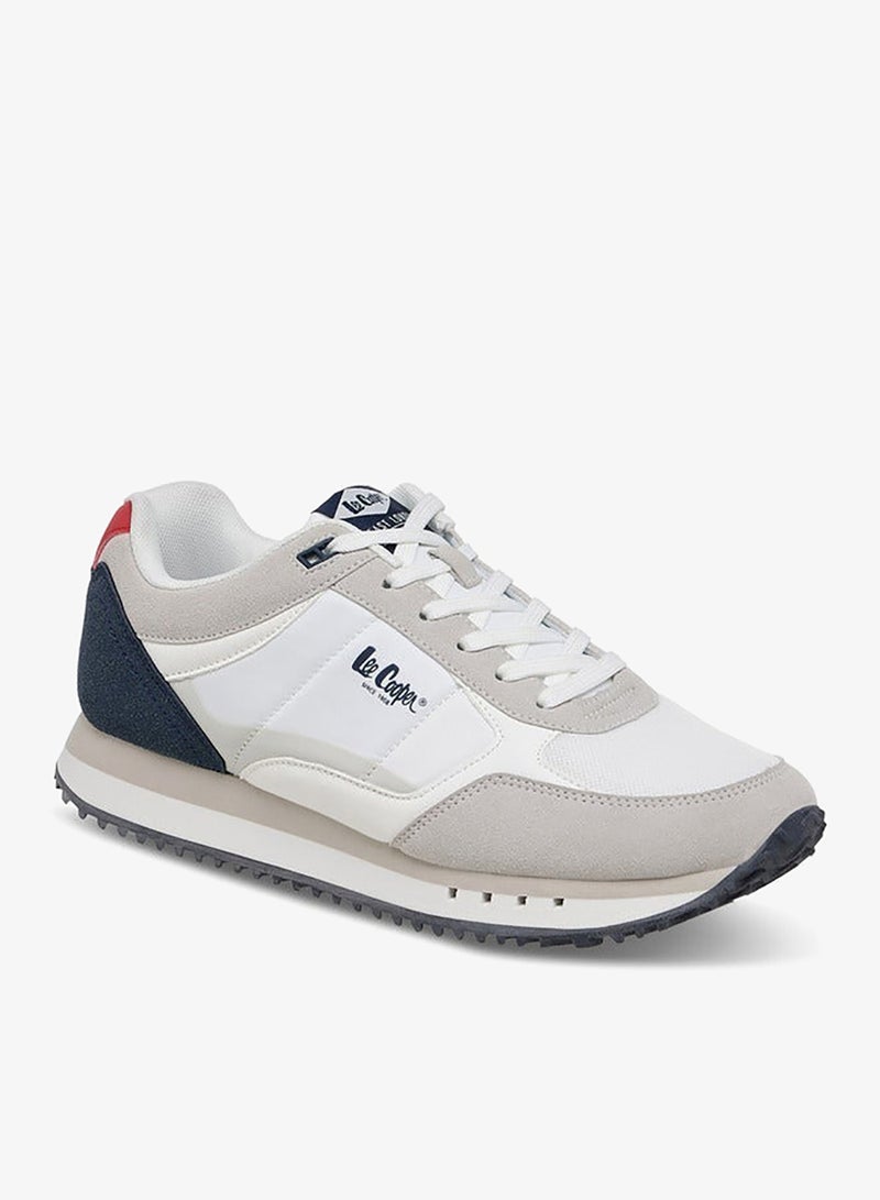 لي كوبر سنيكرز رجالي بطبعة شعار برباط - Image 2