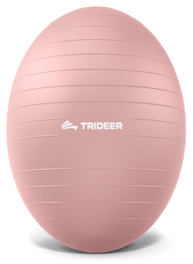 Trideer Exercise Ball Yoga Ball - Office Seating & Balance Ball Chair, Stability Ball for Pilates, Physical Therapy,Core Training & Balance Improvement & Stretching - Image 1