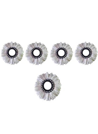 Whitecloud TRANSFORMING HOMES Pack of 5 Replacement Microfiber Heads for 360 Rotating Easy Spin Mop Cleaner Duster - pzsku/ZC835DAF6AD3098BEA55BZ/45/1748244324/e67f189a-aaad-4233-9cfb-251e94d115cb
