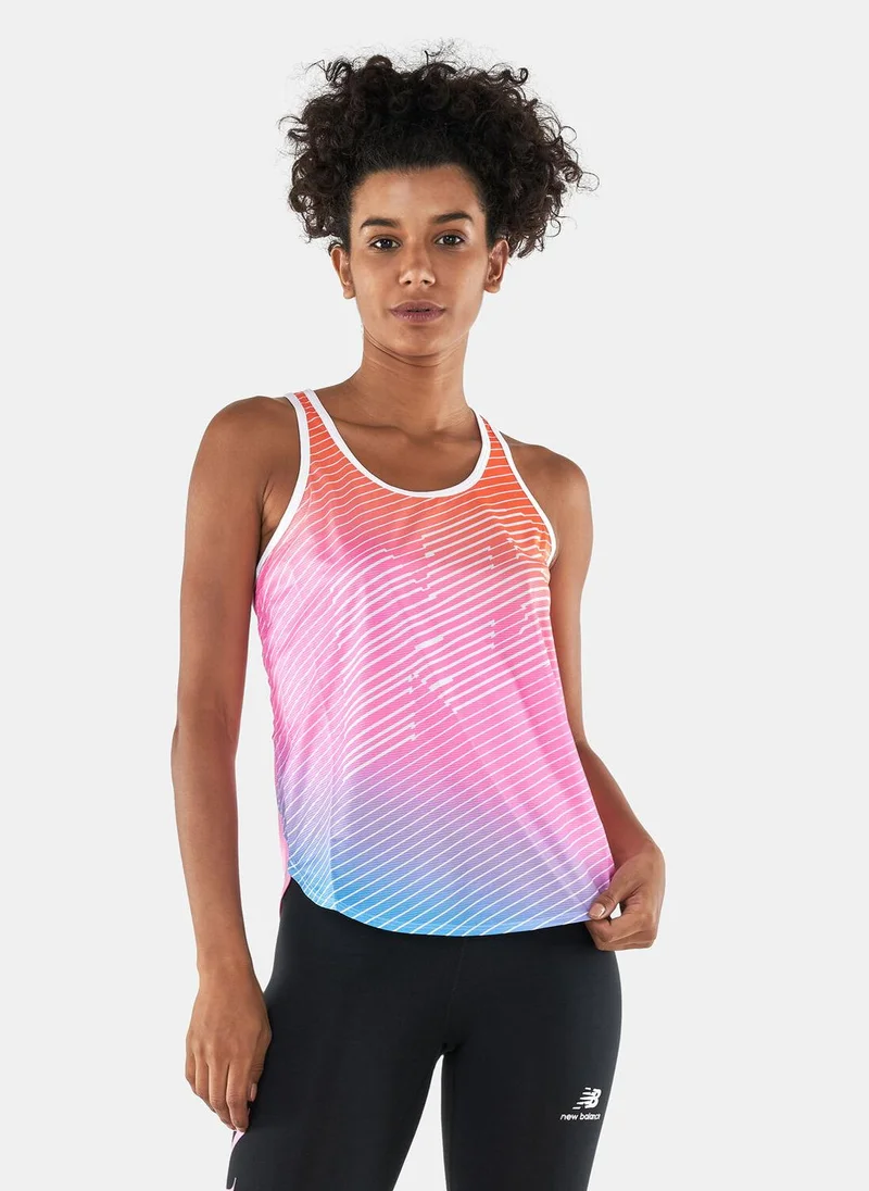 New Balance Women's Printed Accelerate Tank Top