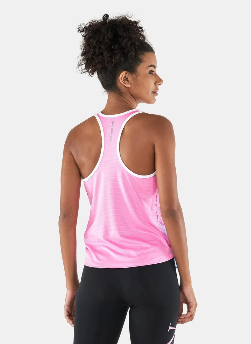 New Balance Women's Printed Accelerate Tank Top