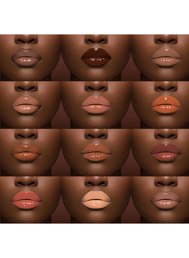 Juvia's Place Coffee Shop Lip Gloss ChocolateDrip - Moisturizing Beauty Tinted Clear Glows Hydrating Long Lasting Plumping Shine Glossy Colored Pout Stains Plumper Light Glass Filler Glaze Balm Makeup - Image 3