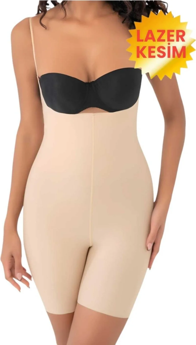 Tezzgelsin Women's Laser Cut Full-Strap Corset Set of 2