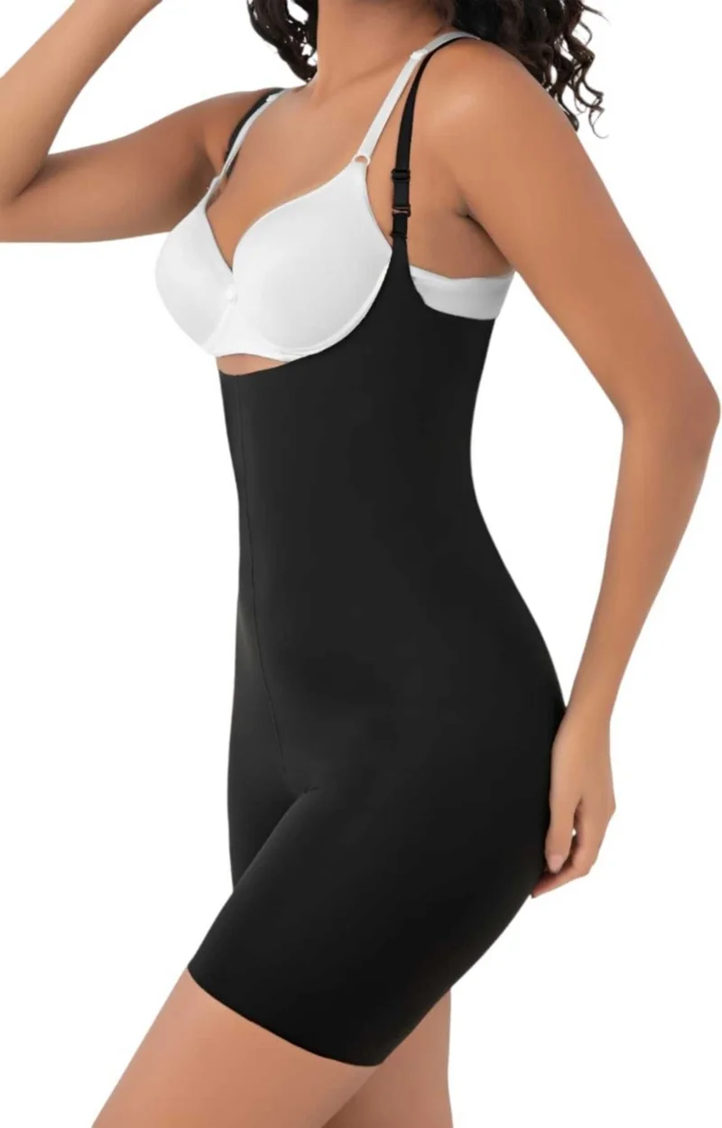 Tezzgelsin Women's Laser Cut Full-Strap Corset Set of 2