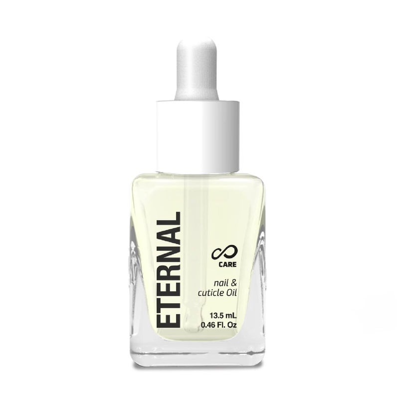 Eternal Nail and Cuticle Oil Drops - 13.5mL Skin Care Treatment with Vitamin F, Soybean, Horsetail & Quinoa Extract to Repair Damaged Skin, Nails and Cuticle for All Nail & Nail Polish Types (Almond) - Image 1