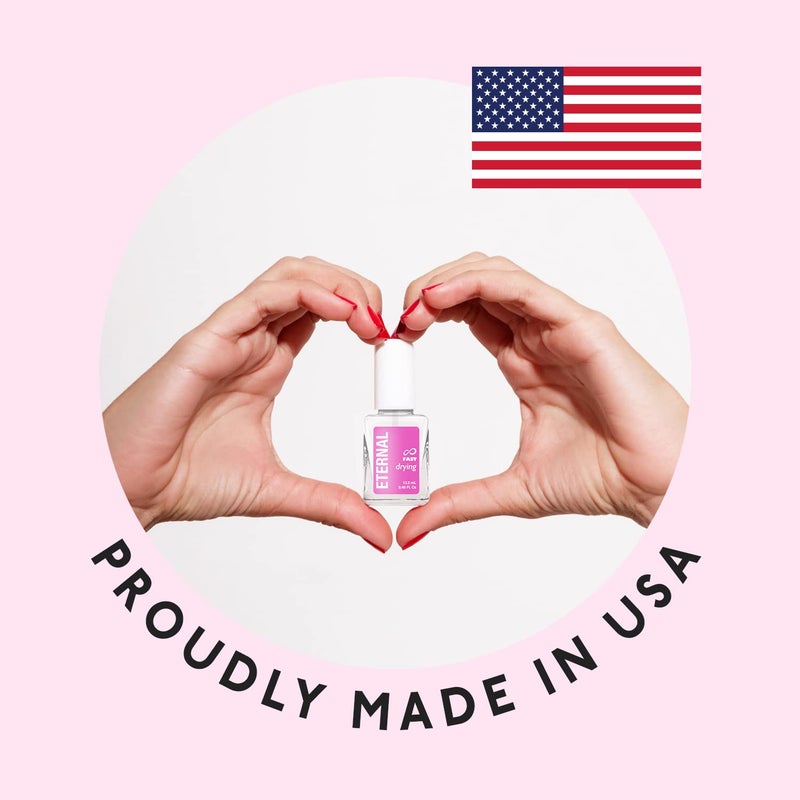 Eternal Nail and Cuticle Oil Drops - 13.5mL Skin Care Treatment with Vitamin F, Soybean, Horsetail & Quinoa Extract to Repair Damaged Skin, Nails and Cuticle for All Nail & Nail Polish Types (Almond) - Image 5