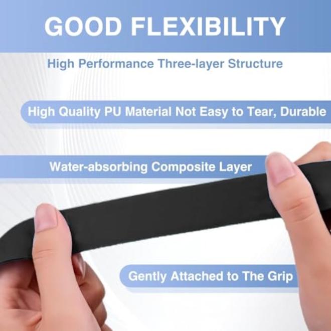 Tennis Badminton Squash Racket Grip Tape 14-Pack – Ultra-Absorbent Sweat-Wicking Anti-Slip Overgrips for Enhanced Control and Comfort - Image 2