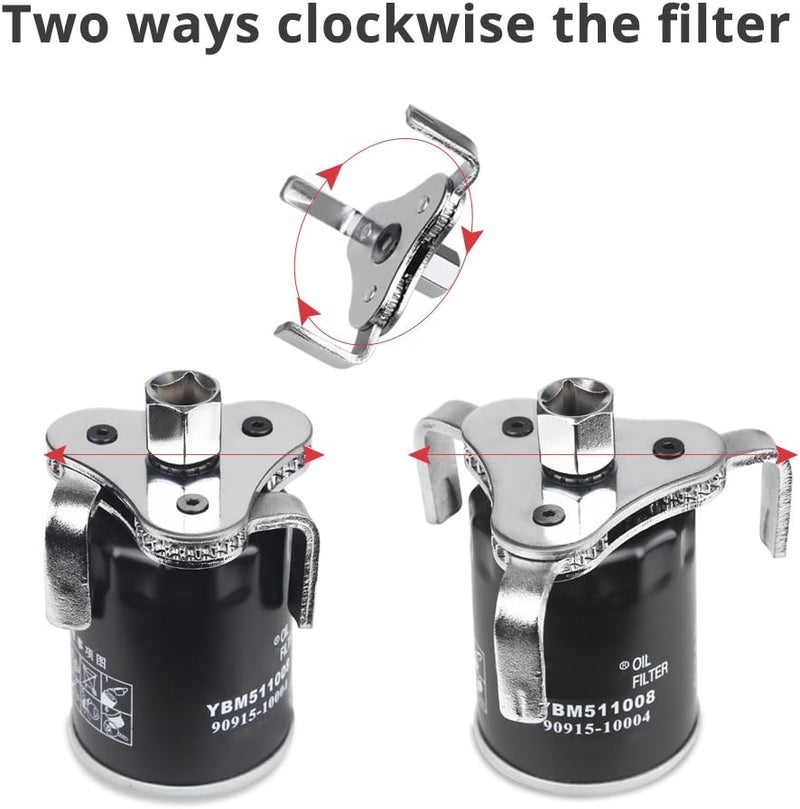 JDMON Universal Adjustable Oil Filter Wrench - Image 5