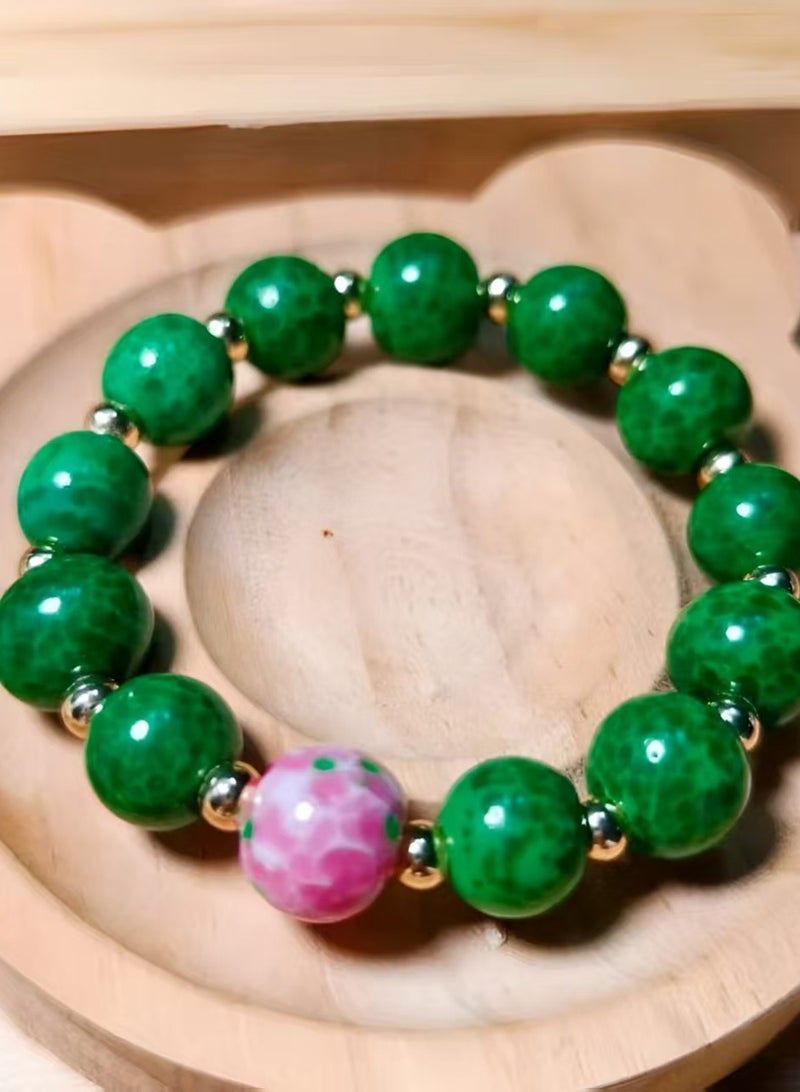 Ancient Chinese glass bead bracelet craftsmanship  - Image 2