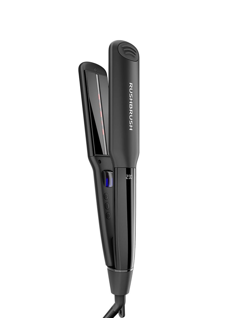 Rush Brush X1 Infra Straightener Black Infrared , 230C , 5 Heat Level , Ceramic plate - Image 4