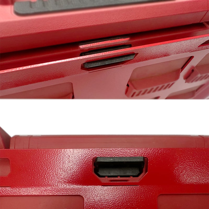 Gijok Mounting Plate Compatible with Milwaukee Packout, 100 Lbs, Metal with Powder Coat, for Tool Storage and Organization System (Full Plate-Red-1) - Image 4