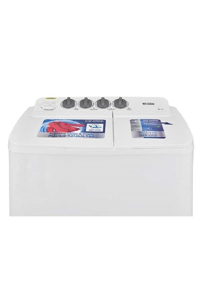 GENERAL SUPREME - Washing Machine Semi-Automatic Twin Tub 14 KG White - Image 1