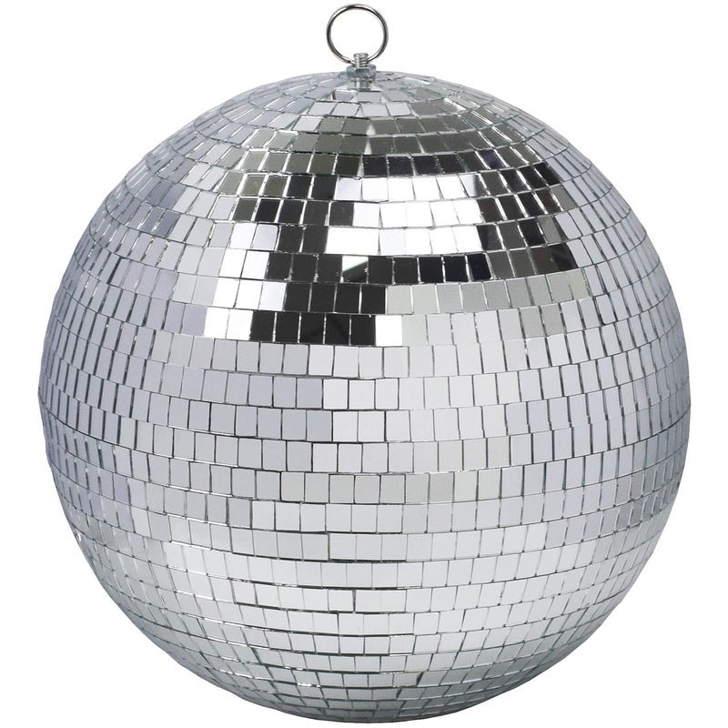 KAREZONINE 12 Disco Ball Mirror Ball Disco Party Decoration Stage Light Dj Light Effect Home Business Christmas Display Decoration Silver 