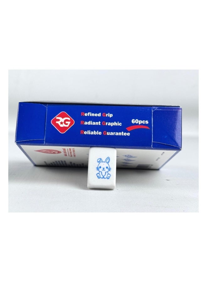 RG 60 Erasers - 60 Pieces - Image 3