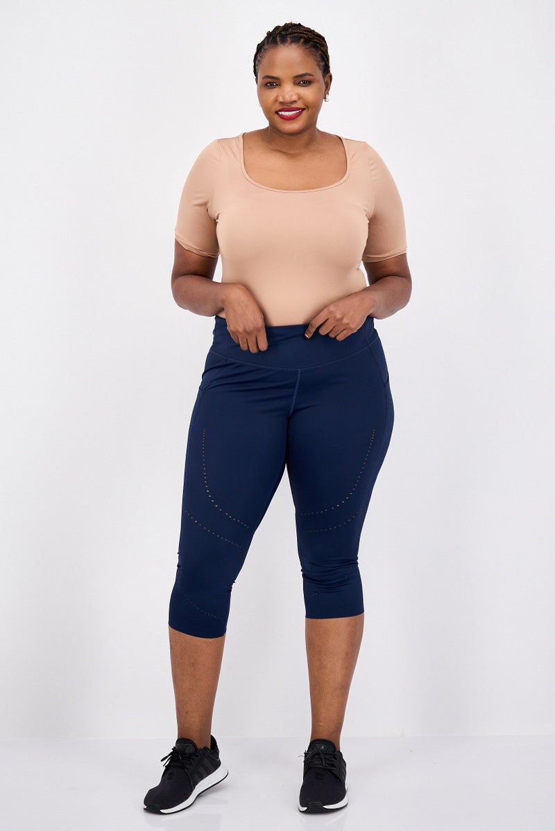 Brooks ليغينغز تدريب رياضية للنساء، لون كحلي - Image 4