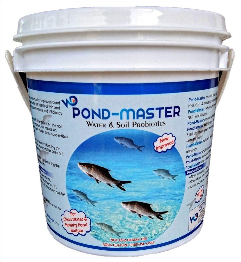 PONDMASTER Water & Soil Probiotics for Aquaculture Natural Pond and Bio Floc RAS - Image 1