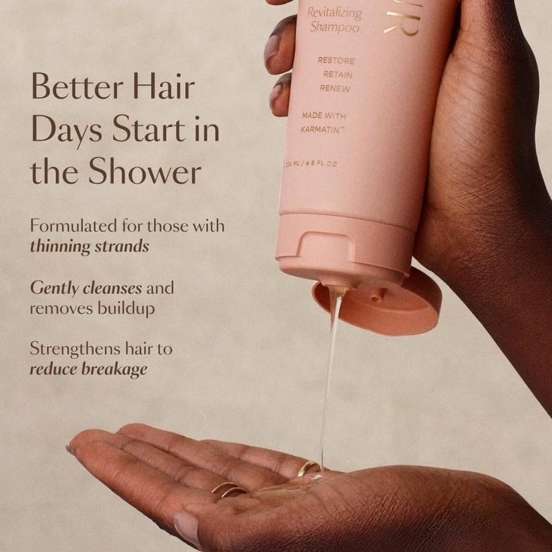 VEGAMOUR GRO Revitalizing Shampoo, Support Thicker, Fuller Looking Hair, Shampoo Formulated Without Sulfates for Thinning Hair with Vegan Keratin, Natural Citrus Scent (8 fl. oz.) - Image 5