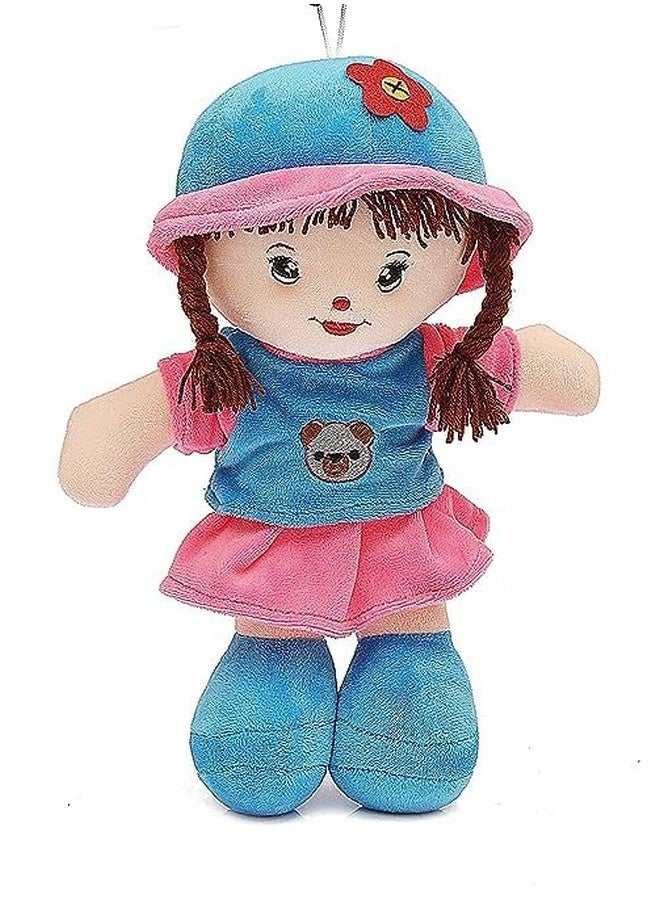 Glance Soft Cute Looking Beautiful Doll | Attractive Stuffed Toys | Grab Your Attention on Little Darling Doll (Blue Addie Girl, 40 cm) - Image 1