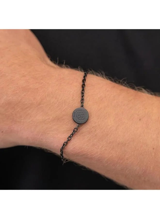 BOSS  DOUBLE B COIN Stainless Steel with a Coin Charm for Men | Best Price UAE