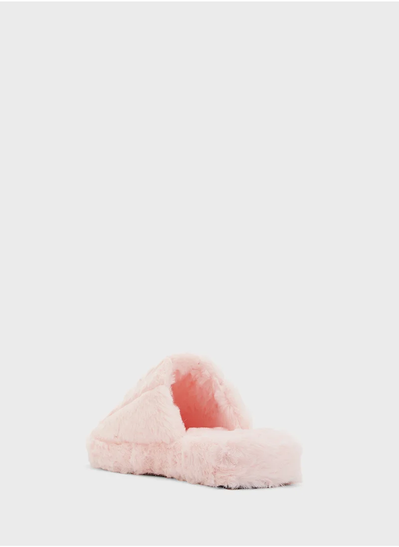 جينجر Platform Casual Bedroom Slipper