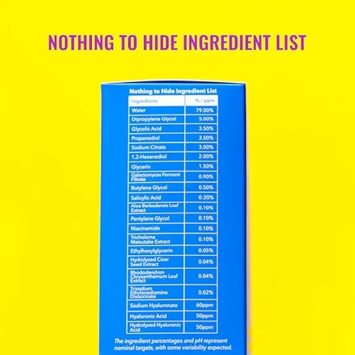 Good Molecules Glycolic Exfoliating Toner - Hyaluronic and Glycolic Acid Daily Toner for Face - Cleansing Facial Exfoliant for Glowing Even Skin Tone, Skin Care - Image 4