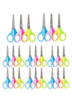 Deli 24-Piece School Scissors Assorted Colours  - Image 1