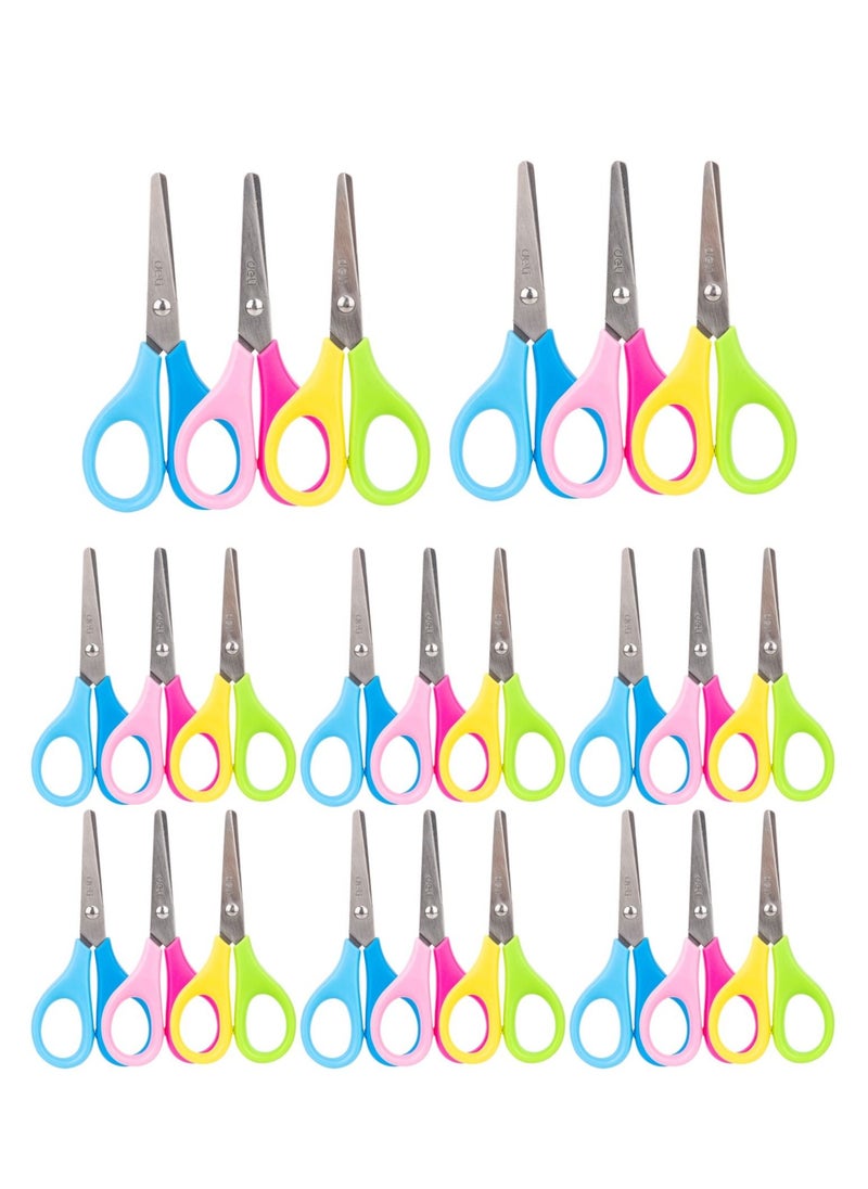 Deli 24-Piece School Scissors Assorted Colours  - Image 1