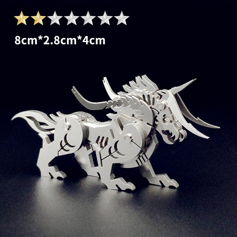 Steel Warcraft 3D Metal Jigsaw Puzzle Assembled Model Stall Adult Children Handmade Diy Gift Educational Toys - Image 1