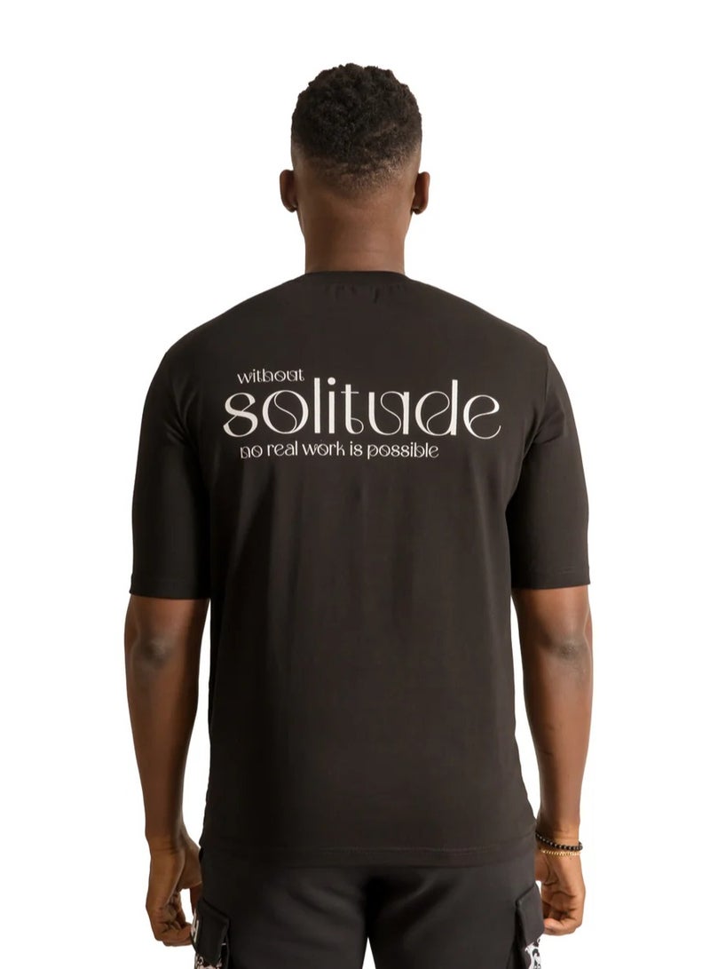 KA-1 KA-1 SOLITUDE T-SHIRT BLACK  - Image 2