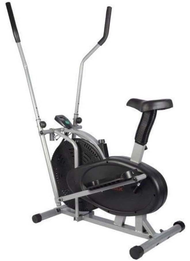 Fitness World - Orbitrac exercise bike, an elliptical exercise bike equipped with a smart LCD screen to measure the pulse from the hand - Image 1