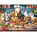 VOLUVOLU 500 Piece Puzzles for Adults Funny Puppy Animal Jigsaw Puzzles Food Kitchen Jigsaw Puzzle Animal Pet Lover Challenging Puzzles for Friends Family Activity Game Nights Gifts 20515 in - Image 3