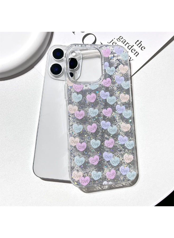 NIBEMINENT Dopamine Love Protective TPU Case Cover For iPhone 15 Plus Clear - Image 2