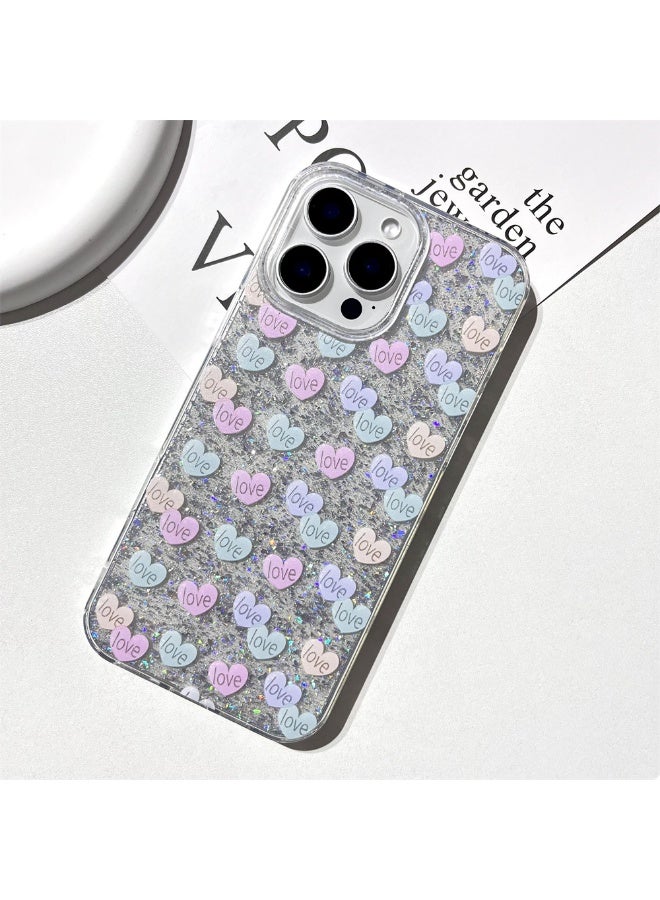 NIBEMINENT Dopamine Love Protective TPU Case Cover For iPhone 15 Plus Clear - Image 1