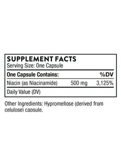 Thorne Niacinamide - Dietary Supplement - 180 Capsules  - Image 2