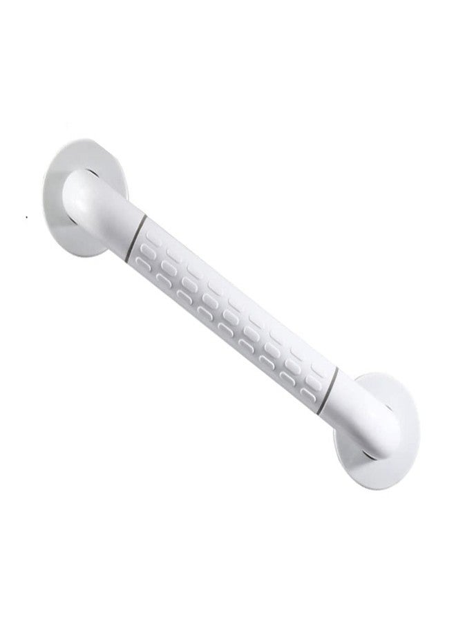 BATH GURU Heavy Duty High Grade ABS Grab Bar Safety Rail Handle for Senior Citizen Wall Mounted Grab Bar for Toilet Bathroom Bathtub (12 INCH White) - Image 1