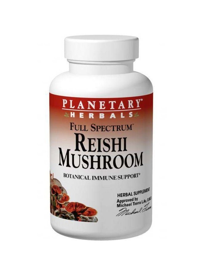 PLANETARY HERBALS Reishi Mushroom Full Spectrum, 50 Tablets