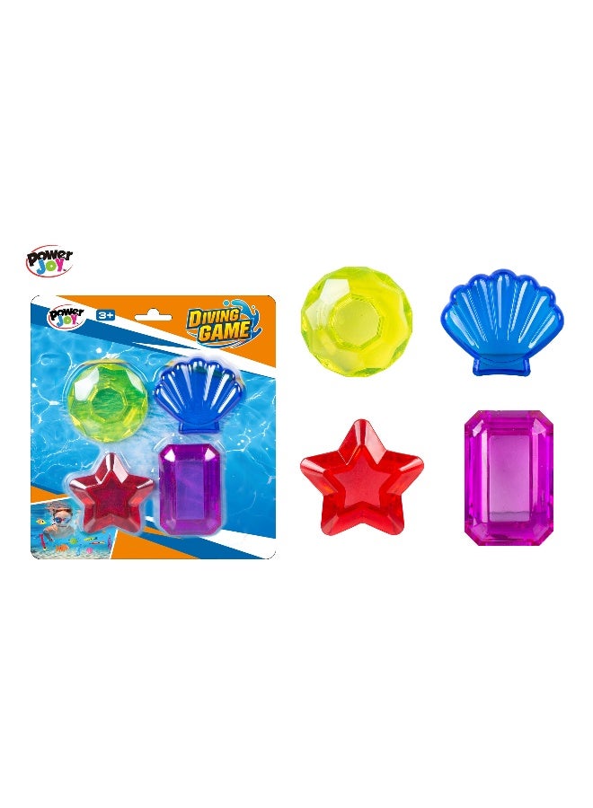 MONDO Diving Gemstone Toys 4 Pieces - Image 2