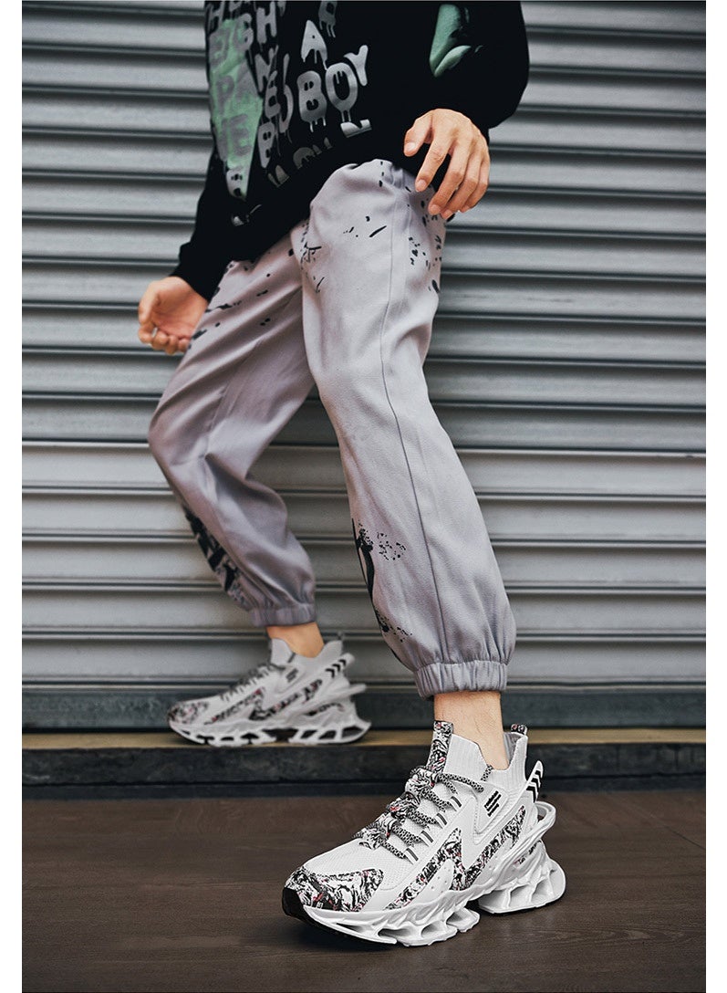 NIBEMINENT Men Shoes Sneakers casual Mens Shoes tenis Luxury shoes Trainer Race Breathable Shoes fashion loafers running Shoes for men - Image 3