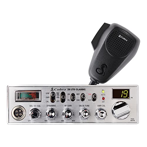 Cobra 29 LTD Classic AM/FM Professional CB Radio - Easy to Operate, Emergency Radio, Instant Channel 9, 4-Watt Output, Full 40 Channels, Adjustable Receiver and SWR Calibration, Black - Image 1