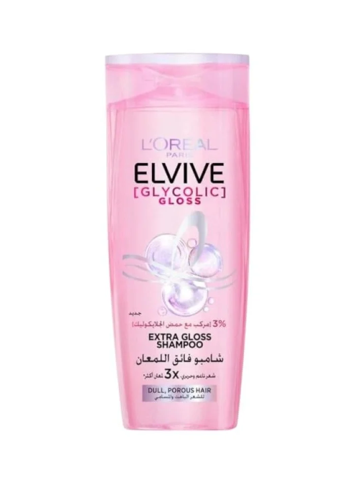 L'OREAL PARIS Elvive Glycolic Gloss Extra gloss Shampoo for Dull Hair - 400 ml