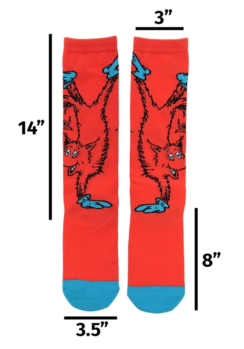 elope Fox in Socks Knee High Costume Socks Standard - Red, One Size - Image 4