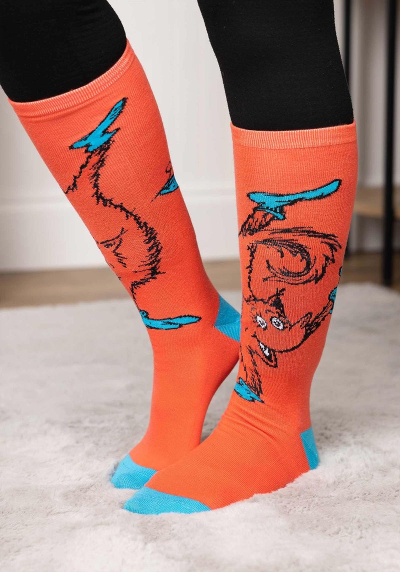 elope Fox in Socks Knee High Costume Socks Standard - Red, One Size - Image 5