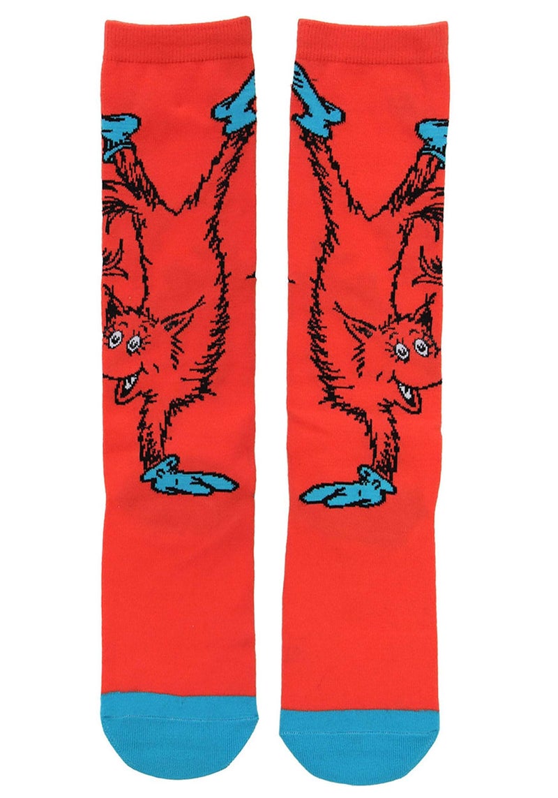 elope Fox in Socks Knee High Costume Socks Standard - Red, One Size - Image 3