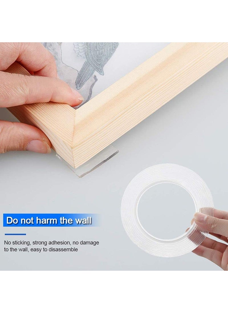 DIY Crafts - DIY Crafts CT-DIY-HI-31381 1" inch Magic Tape, Double Sided Mounting Carpet Tape, Trace Washable Romovable Strong Adhesive Rug Tape - Image 1